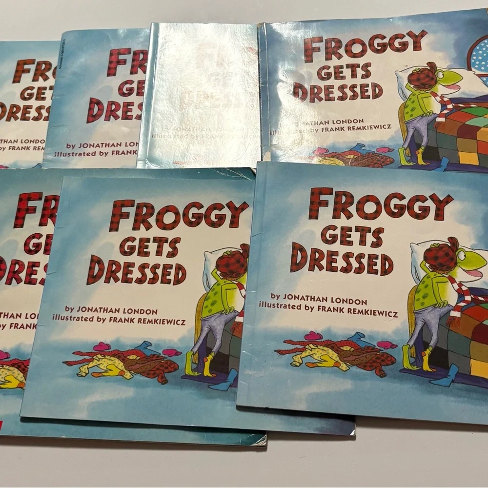 Froggy Gets Dressed Children's Book Set of 7